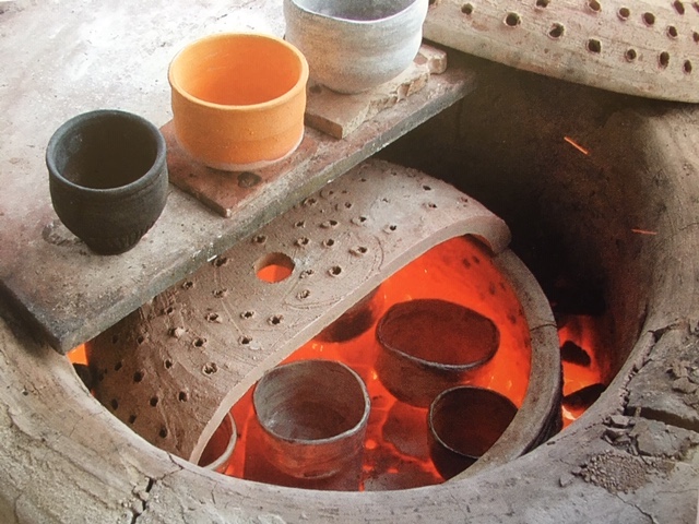 Raku Firing at Leach Pottery